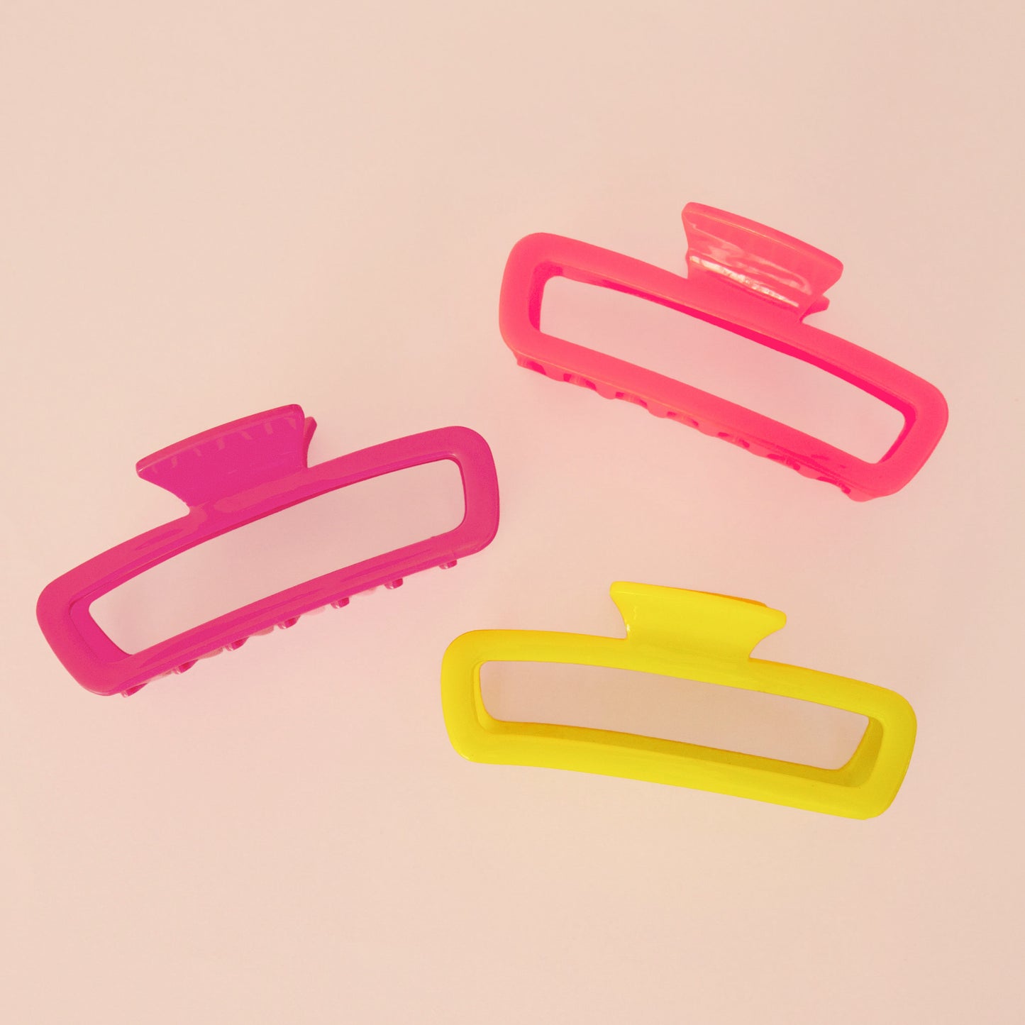 Cabana Hair Claw Trio | Brights